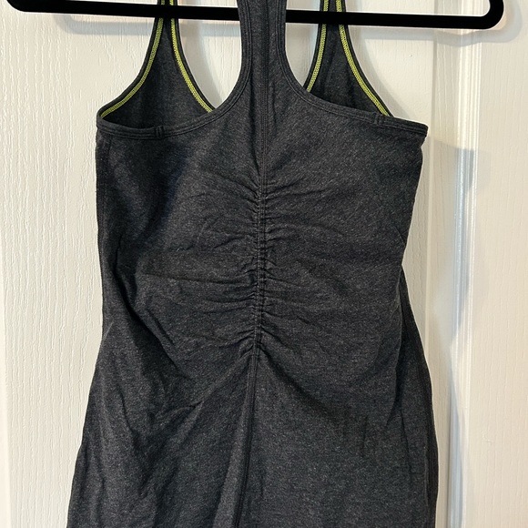 Lululemon racer tank. Size 4. Heather grey. - Picture 2 of 4